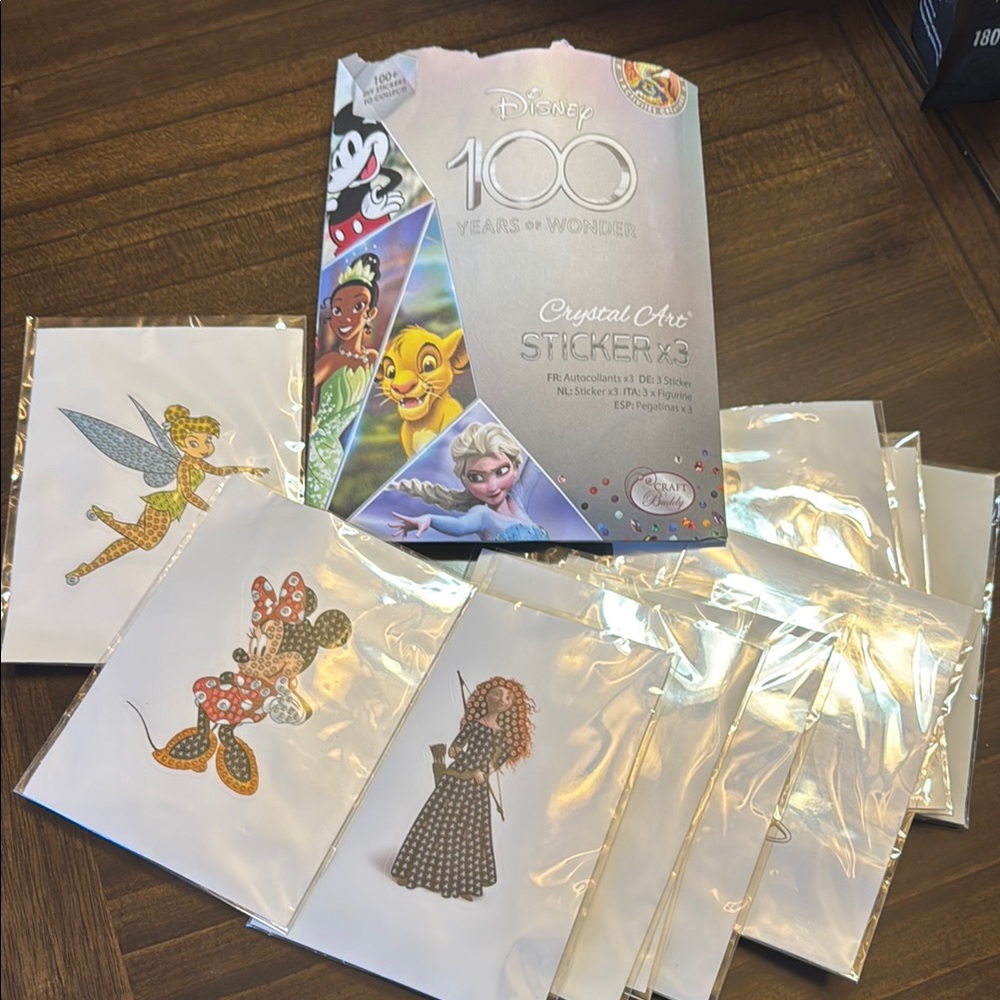 Disney and Craft Buddy Crystal Art stickers